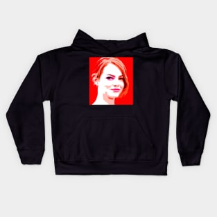 emma stone Kids Hoodie